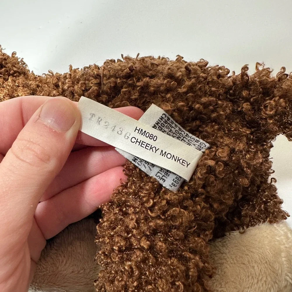 Ganz Webkinz Cheeky Monkey Plush Brown Tan Stuffed Animal HM080 Retired No Code